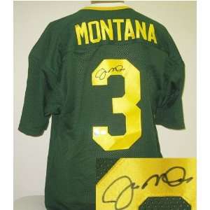  Autographed Joe Montana Jersey   Notre Dame Sports 