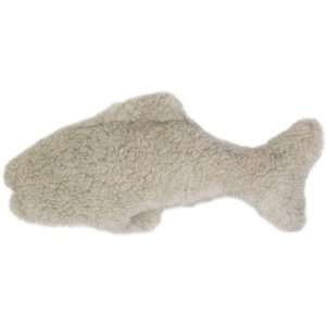   Paw Design Targhee Trout Squeak Toy for Dogs, Oatmeal