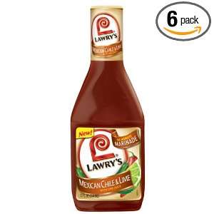 Lawrys Mexican Chile & Lime Marinade, 12 Ounce Bottle (Pack of 6)