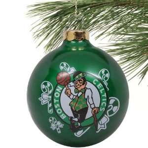  Boston Celtics Kelly Green Traditional Glass Ball Ornament 