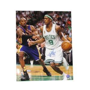 Autograph Rajon Rondo16x20 Unframed Finals   Boston Celtics  
