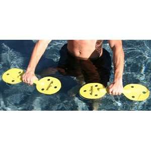  Sprint Aquatics Exercise Paddles   Set of 2   Yellow 