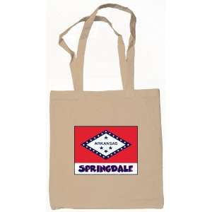 Springdale Arkansas Souvenir Tote Bag Natural Everything 