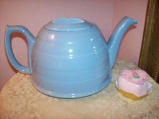 vintage English Teapot~BEEHIVE SHAPE~pottery~ironstone  