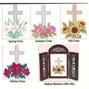    Four Seasons Crosses   Cross Stitch Pattern Arts, Crafts & Sewing