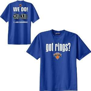  NBA Exclusive Collection New York Knicks Got Rings? T 