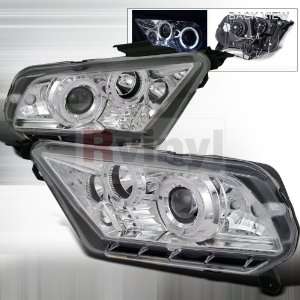  Model Only) 2010 2011 2012 Ford Mustang Projector Headlights Crystal