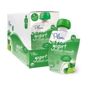   Mash Fruit and Veggie Smoothie, Apple Spinach, 3.4 Ounce (Pack of 6