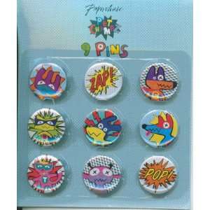  Paperchase Badges/buttons Pet Champz Pack of 9 