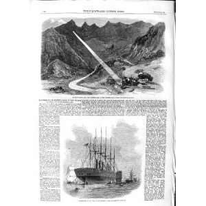  1859 MARTIN HOLE SEGNES PASS BERNESE ALPS EASTERN SHIP 