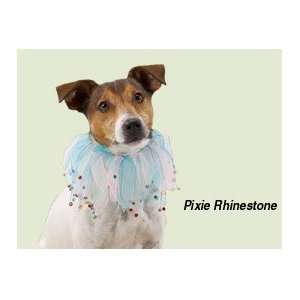  Dog Collar   Pixie Rhinestone Scrunchy Collar   Large Pet 