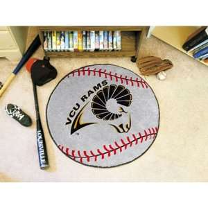  Virginia Commonwealth Rams NCAA Baseball Round Floor Mat 