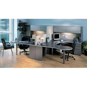  Modular CSII 2 Person Workstation, 2 Person U Shape Office Desk 