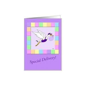  Special Delovery Stork Delivery Service Card Health 