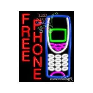  Free Phone Neon Sign