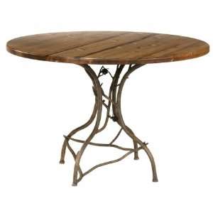  904 037 BNE Pine Breakfast Table With 48 Round Blasted 