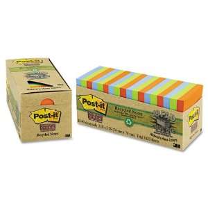  Post it® Nature`s Hues Super Sticky Cabinet Pack 3 x 3 