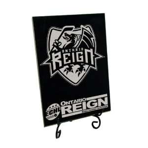  Ontario Reign Logo Solid Marble Plaque