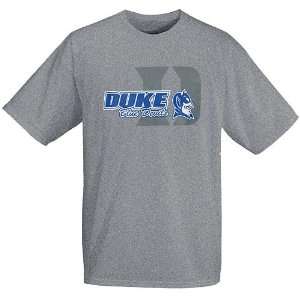    Duke Blue Devils Ash Mascot Backdrop T shirt
