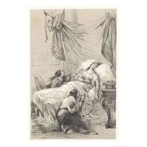  Cleopatra VII She Dies with the Help of an Asp Art Giclee 
