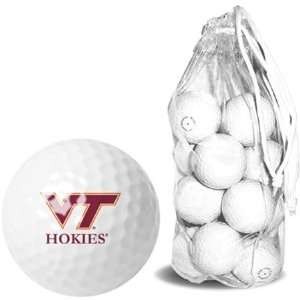   Tech Hokies VT NCAA Clear Pack 15 Golf Balls