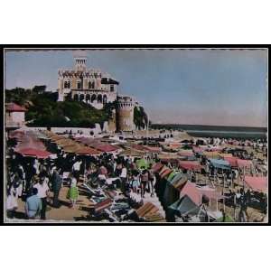  Portugal Estoril Costa Do Sol 1962 Postcard RPPC Beach 