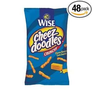 Wise Crunchy Cheez Doodles, .875 Oz Bags (Pack of 48)  