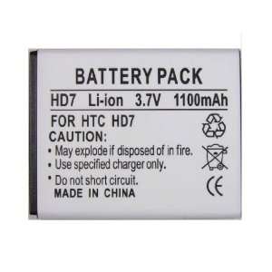   , Virgin Mobile) / HTC HD7 Compatible Replacement Lithium Ion Battery
