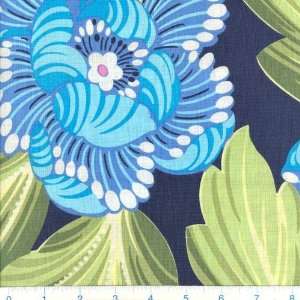  45 Wide Charm Midnight Glow Chelsea Rose Navy Fabric By 