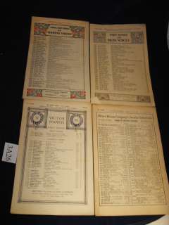 Antique Sheet Music Oliver Ditson Co Lot 4 1906 1919  
