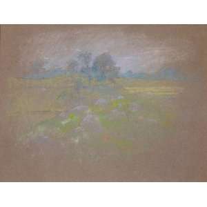   Oil Reproduction   John Henry Twachtman   32 x 24 inches   Chestnuts