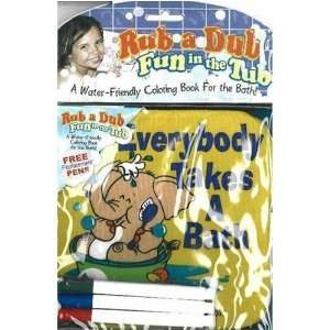  Rub a Dub Bath Coloring Book Everybody Takes a Bath 
