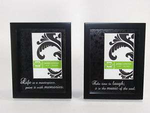 Prinz Soiree Black Solid Wood 4x6 Picture Frame  