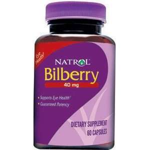  Bilberry 60 Caps ( Supports Eye Health )   Natrol Health 