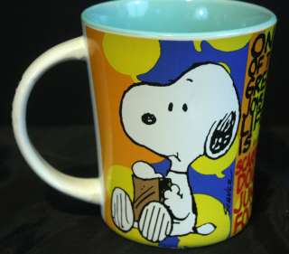 Peanuts ♥ SNOOPY Coffee Mug Cup Charles Schulz Gibson  