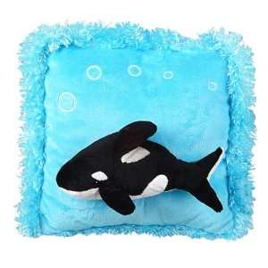  13 Pillow With Raised Killer Whale Case Pack 4 