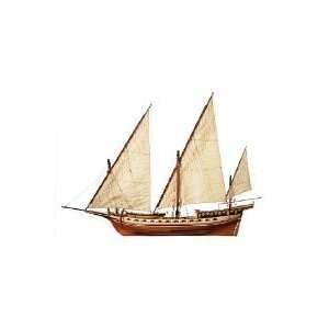  OcCre Cazador 18th Century Xebec Wood Model Ship Kit Toys 