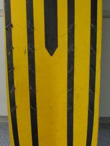   Vintage 60S yellow BRUNSWICK Wooden SNURFER 48 Snowboard Surf Board