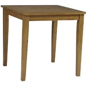  International Concepts Solid Wood Table in Oak Finish 