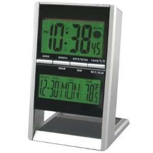   ELC Solar Executive Clock Temp By La Crosse Technologies Electronics