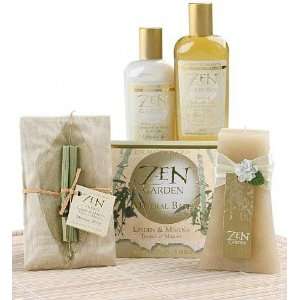 Zen Garden Bath Ensemble Gift Basket  Grocery & Gourmet 