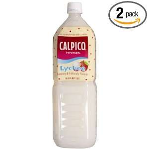 Calpico Soft Drink, Lychee, 50.67 Ounce (Pack of 2)  