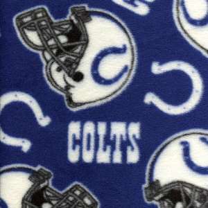 NFL Indianapolis Colts Polar Fleece Fabric   Per Yard  