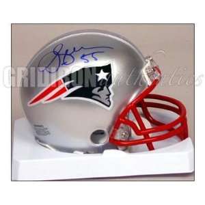 Junior Seau Autographed Mini Helmet   Patriots   Autographed NFL Mini 