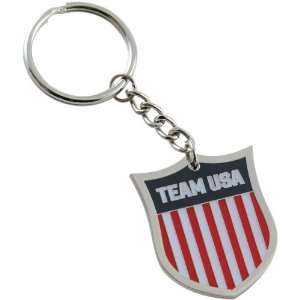  Olympics USA Olympic Team Crest Enamel Keychain Sports 