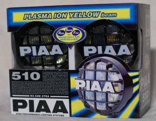 PIAA 510 Series Ion Crystal Plasma Yellow Beam Fog Light in Black 4 