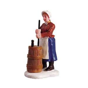 Lemax Christmas Village Collection Churning Butter Figurine #52046 