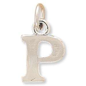  Greek Alphabet Letter   Rho Charm Sterling Silver Jewelry