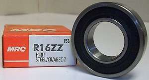 MRC R16ZZ R Series Small Inch Size Ball Bearing 1 Bore  