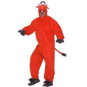 Lets Party By Forum Novelties Crimson Bull Adult Costume / Red   Size 